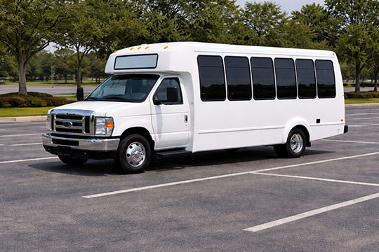 20-passenger minibus available for charter in Pigeon Forge, TN